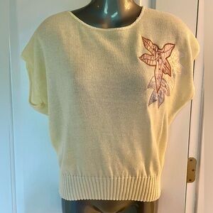 Vintage 80’s short sleeved sweater